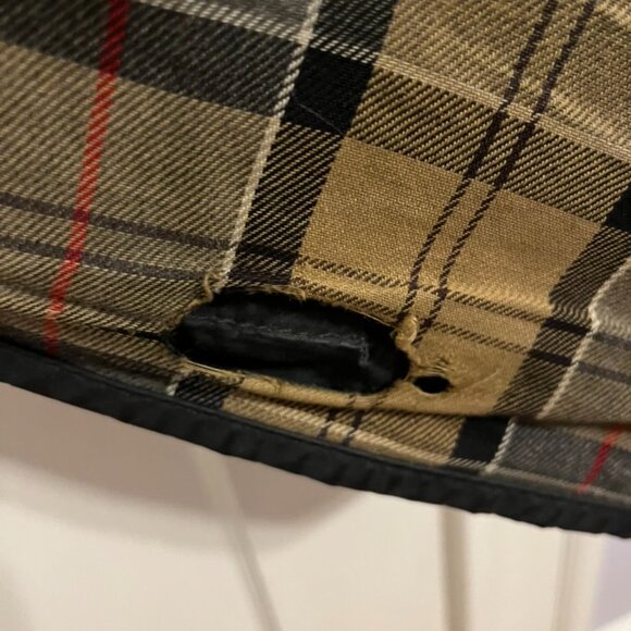 Barbour Beaufort Jacket, Size 40, Navy Blue, with Detachable Hood - Picture 4 of 9